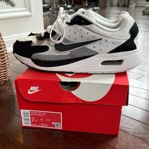 Nike Kids Air Max Black and Gray Sneakers